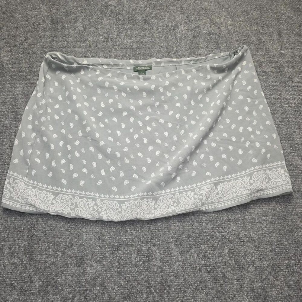 Mini Skirt Gray Size Large